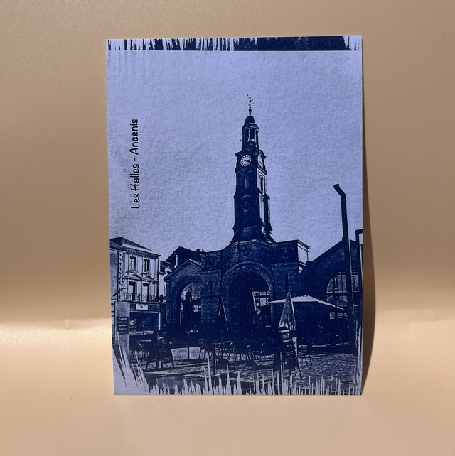 Carte Postale «Les Halles» Ancenis 