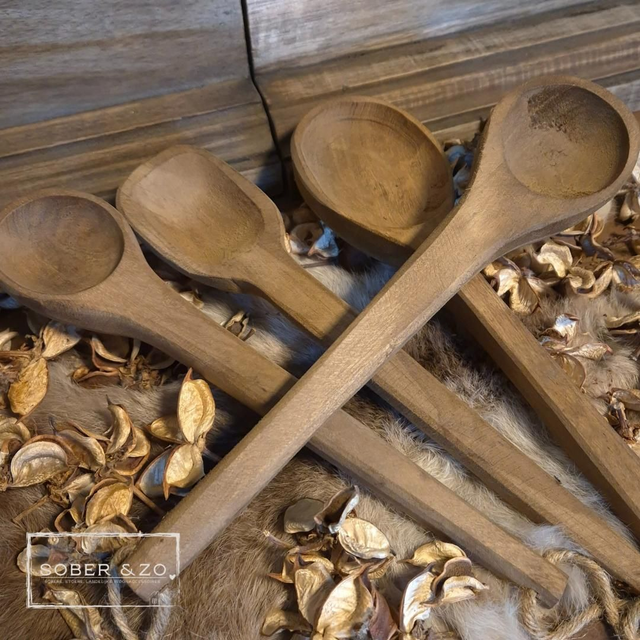 Houten lepel L