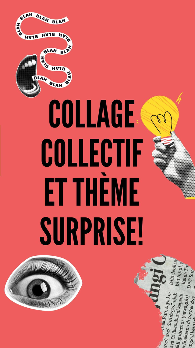 Atelier collage de 2H30 avec mini séance de sophrologie