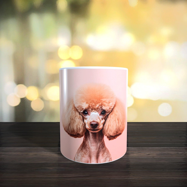 Mug chien grand caniche