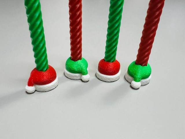 Santa Hat Spiral Fidget Pen