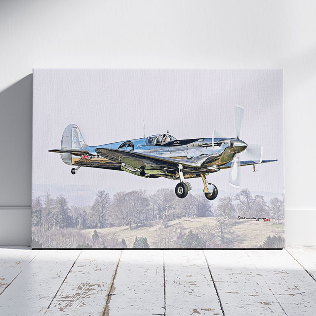 C250300 SUPERMARINE SPITFIRE MK.IX G-IRTY_ICA6126 "The Silver Spitfire"
