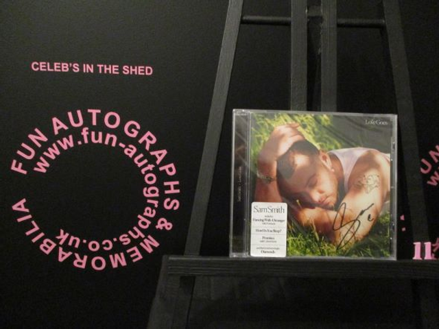 Sam Smith - 'Love Goes' Authentic Autographed Album Cover (11)