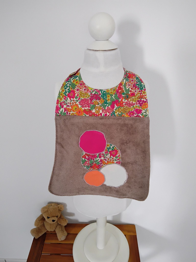 Bavoir Liberty Fleuri