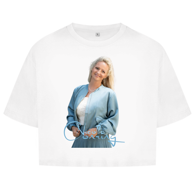 Damen Oversize Crop Top