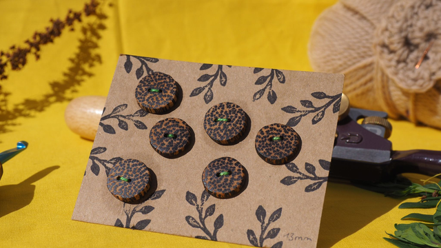 Boutons en bois