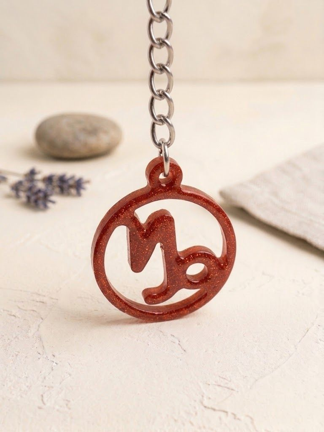Porte clés Signe Astrologique Rouge