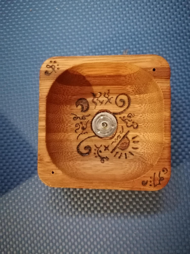 Coupelle d'encens de poche "nébuleuse"