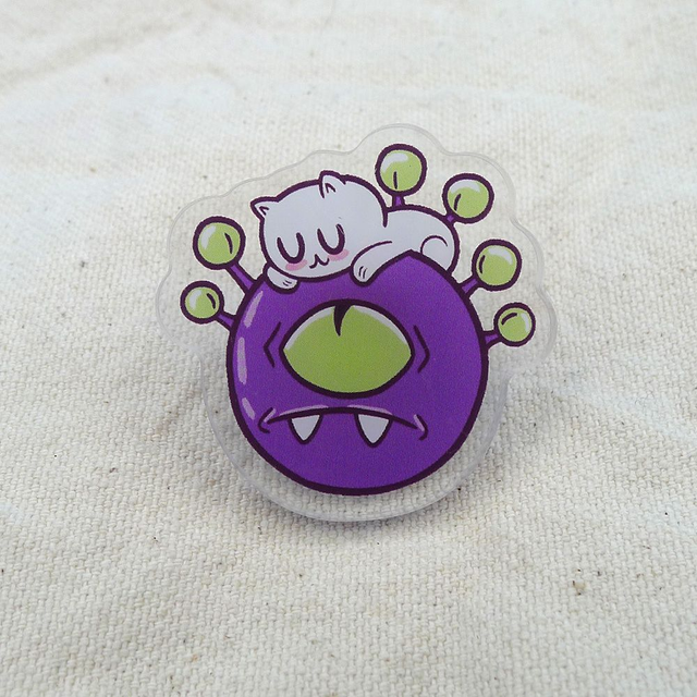 Pin - Acryl - Beholder - 38mm