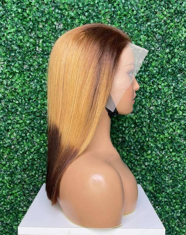 Perruque cheveux indien lisse avec full lace 18/20 pouces