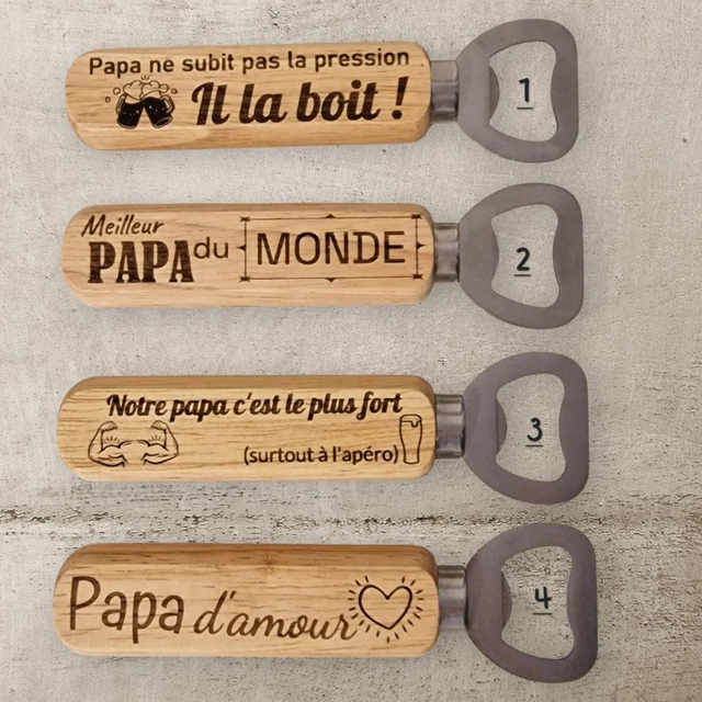 Décapsuleur fête des pères 