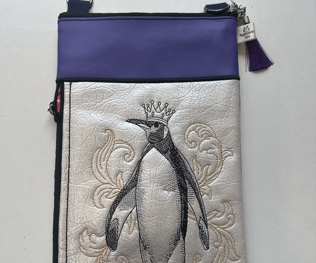 Bag - Large 2 Zips - Royal Penguin