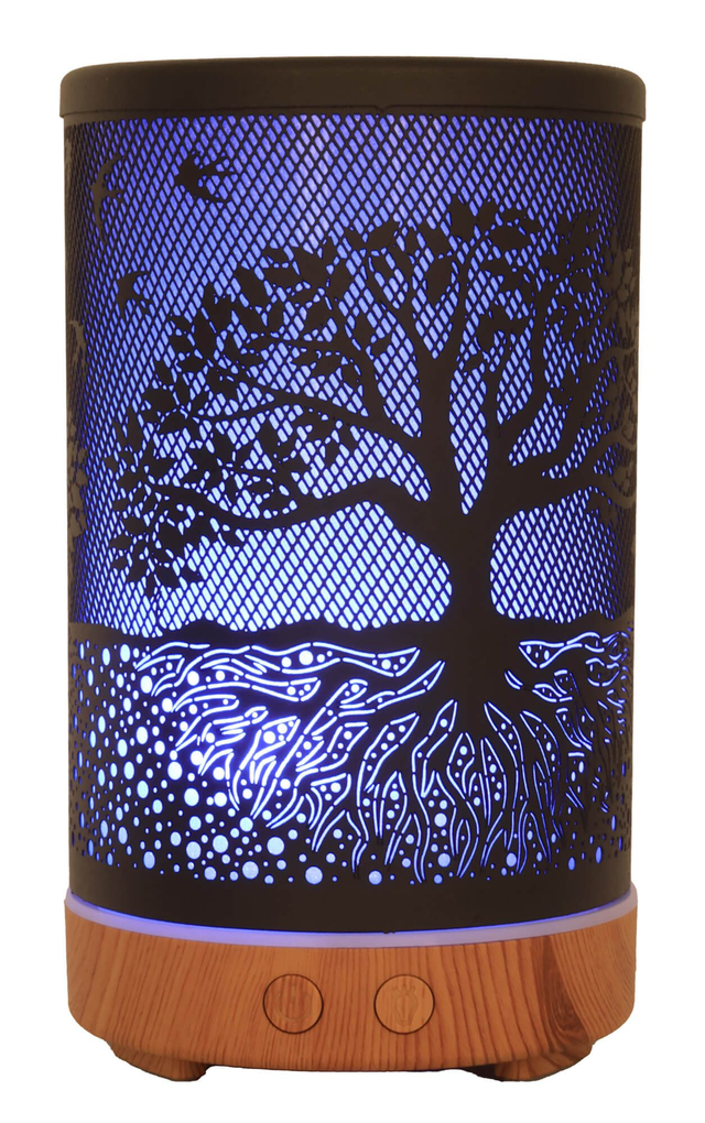 Diffuseur Huiles Essentielles Cylindre Arbre de Vie 16cm