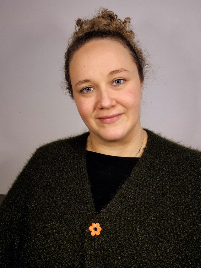 Pin's Marguerite orange 1
