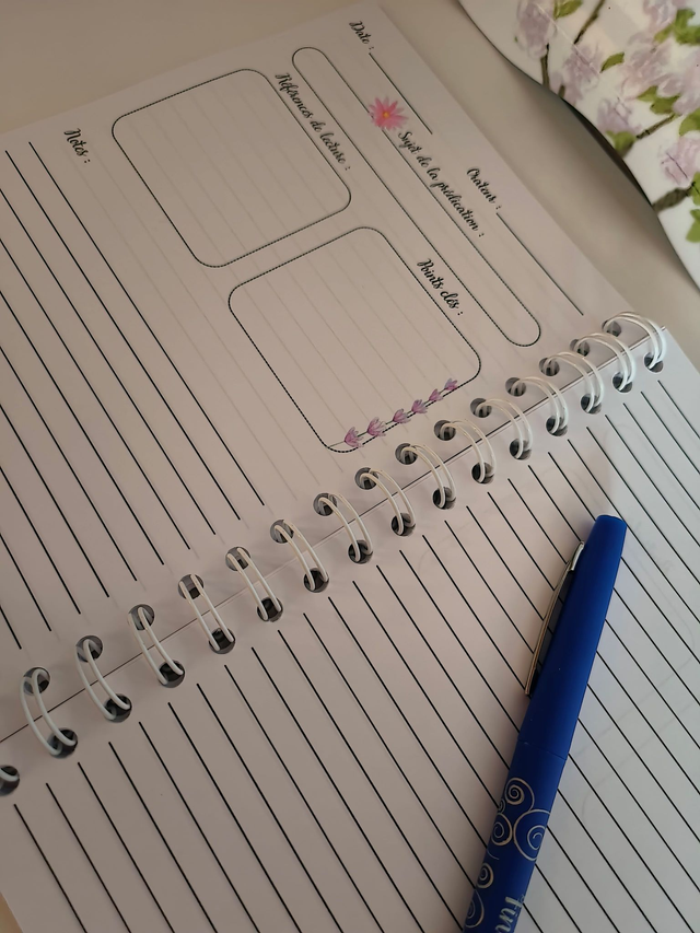 Carnet "Plus de Toi"