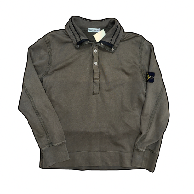 Stone Island 1/4 Zip Jumper - L