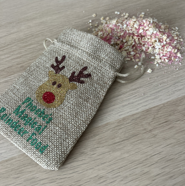 Personalised Reindeer Food bag
