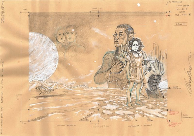 LA FIGLIA DEI DUE MONDI - PENCIL