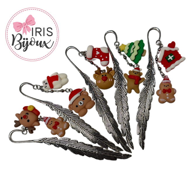 Segnalibro con soggetti natalizi 