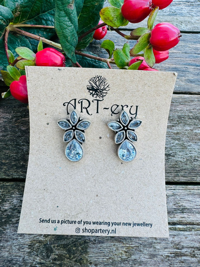 Floral earrings