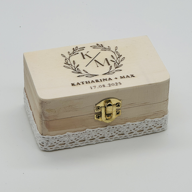 Ringbox Hochzeit eckig