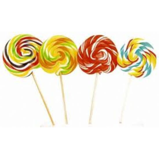 Sucette rond avec des couleurs "LOLIPOP" 30g