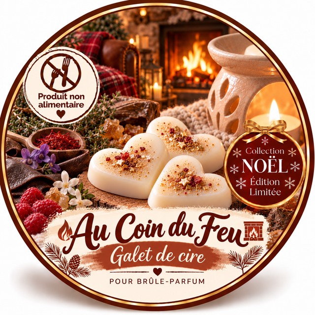 Galet de cire - Au coin du feu