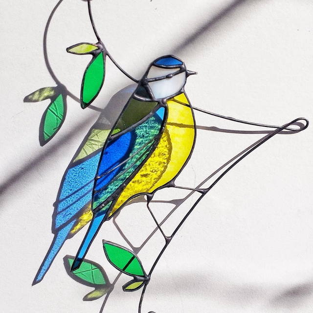 La mésange bleue ( modèle 2)