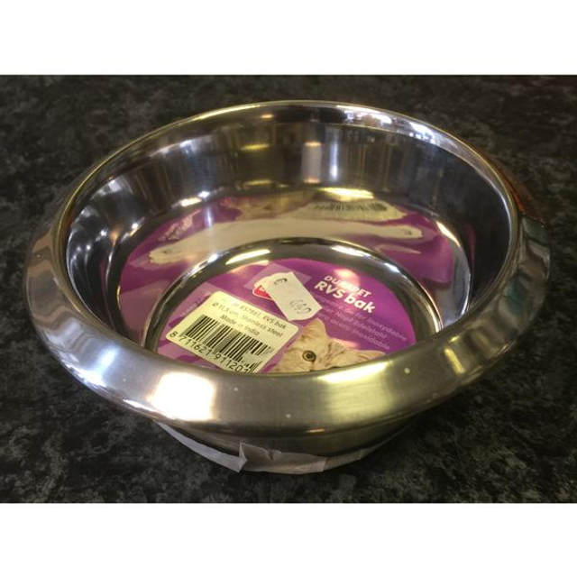 Adori Durapet RVS anti-slip voer/waterbak 11,5 cm