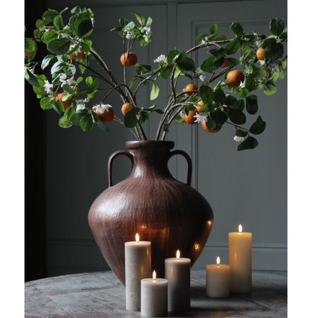 Silk-Ka Sinaasappel Tak Oranje/groen 