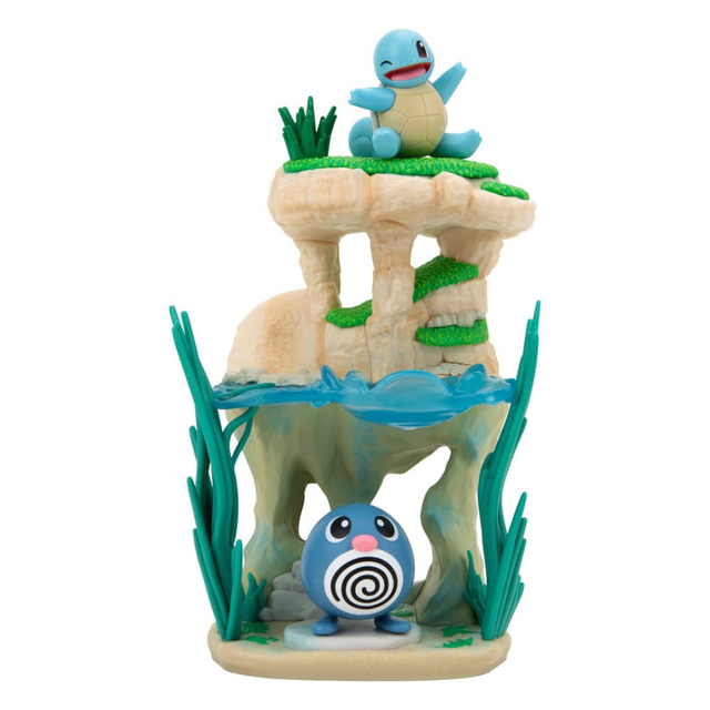 Pokémon Environment Set: Shoreside Lake - Poliwag & Squirtle