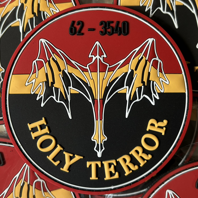 HOLY TERROR KC135 Nose Art Patch