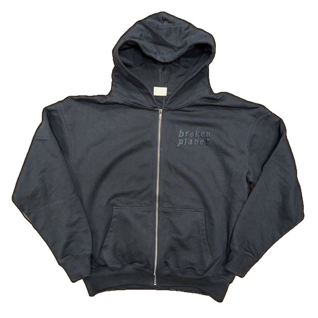 Broken Planet Blank Zip Hoodie - M