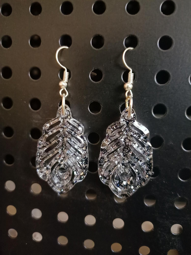 Boucles d&#039;oreilles paillettes 