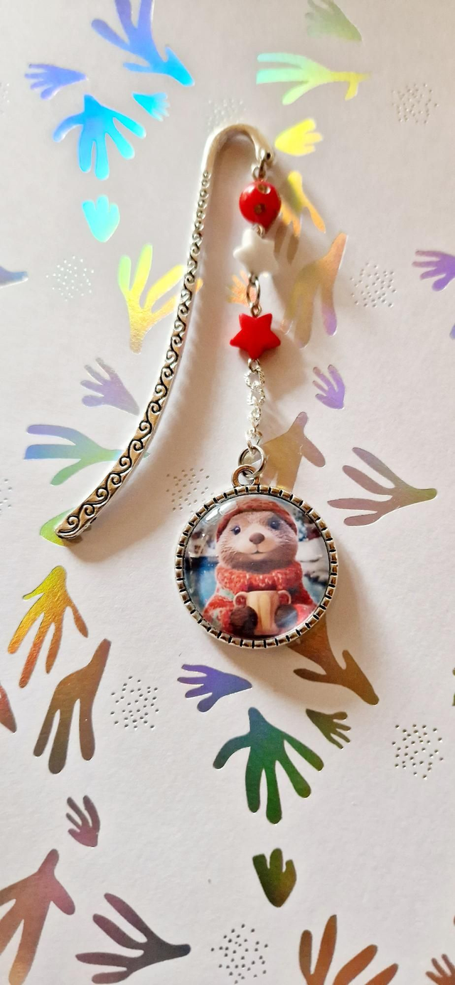 Marque page Marmotte 