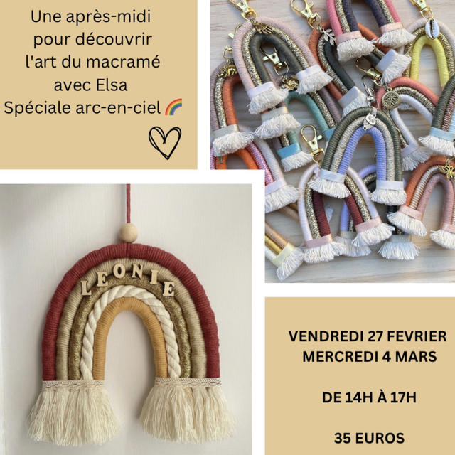 Après-midi créative spéciale arc-en-ciel 