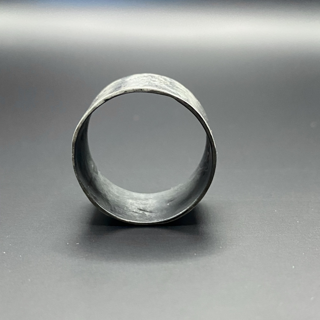 Anneau Selfish men «Violette Asphalte» en argent 925