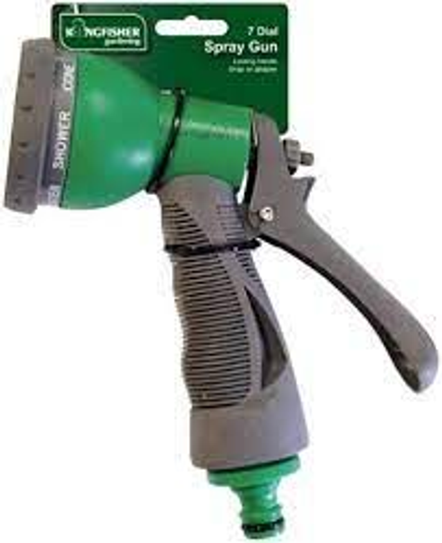 Spray Gun 7 Way - Kingfisher