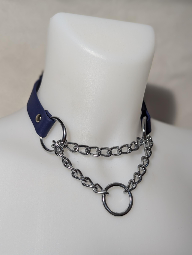 Collier "Odin" bleu navy 🌱