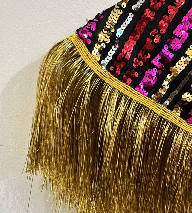 The Village Blinger - tinsel festival capes