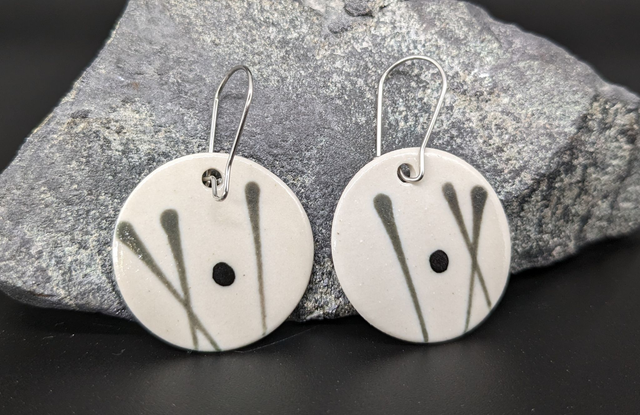 Boucles d'oreilles en céramique