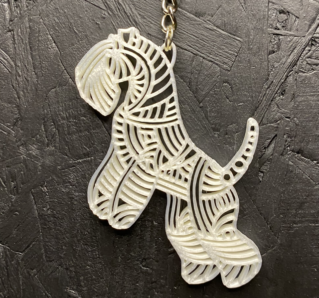 3D - Keychain Kerry White