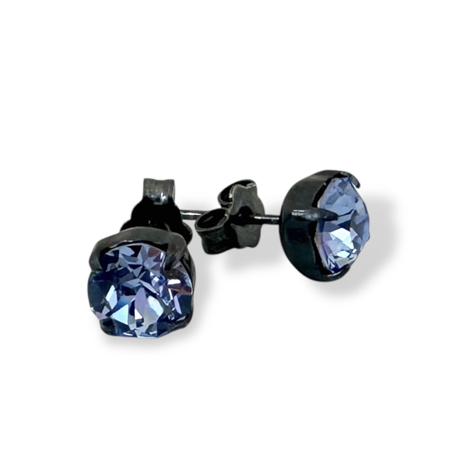 Ohrstecker KLASSIK SMALL Light Sapphire Blau