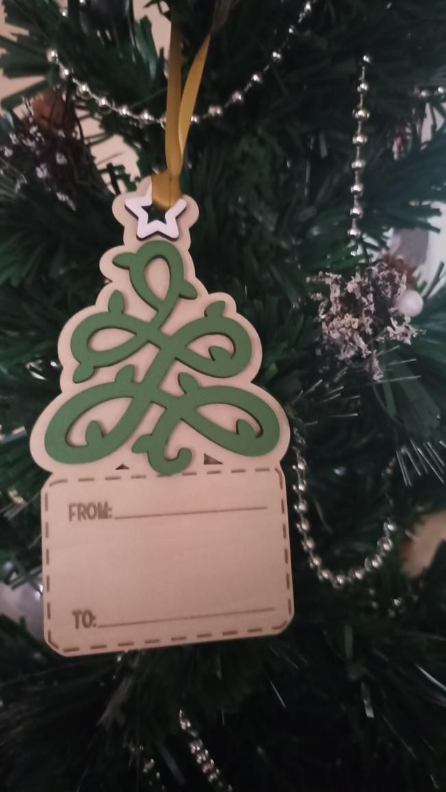 Carte à carte cadeau - Sapin