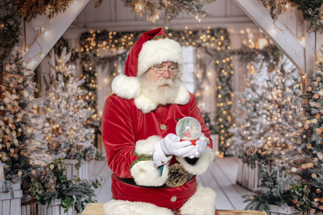 Magical Snow Globe making experience with Santa Ste