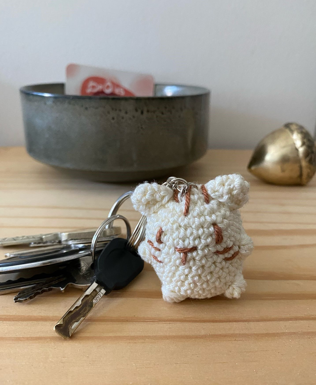 Porte-clé chat 