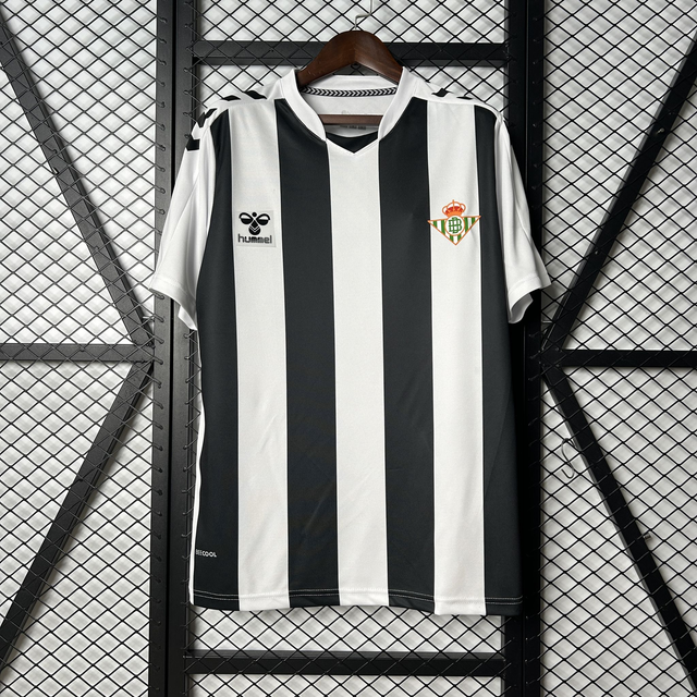 Camiseta Betis- Edición Especial Versión Fan (Blanca/Negra) - 25-26 