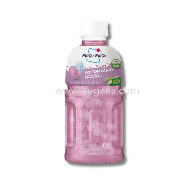 Mogu Mogu Cotton Candy Drink With Nata De Coco 320ml