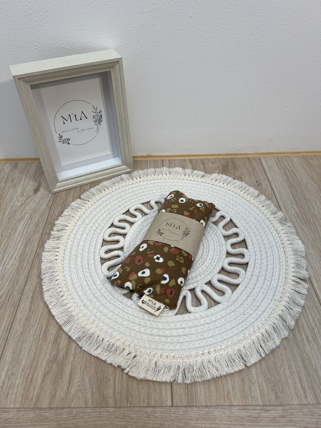 Bouillotte Déhoussable Milleraie Brun Léopard