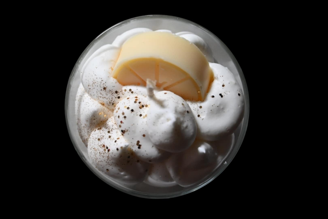 Bougie parfumée Citron Meringue – Gourmande et rafraîchissante